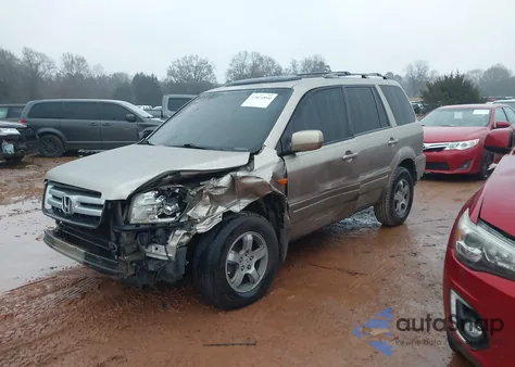 2007 Honda Pilot Ex-L z USA, uszkodzony, nr VIN 5FNYF28587B031649